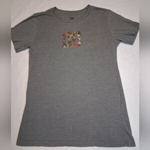 4/20$ ➡️ DC Gray Tee with Camouflage Logo
